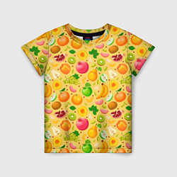 Футболка детская Fruit abundance, цвет: 3D-принт