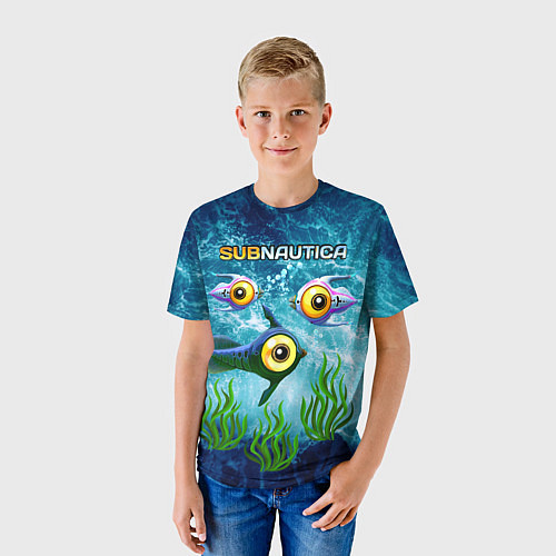 Детская футболка Subnautica / 3D-принт – фото 3