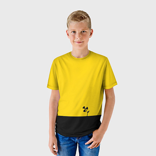 Детская футболка Атомный цветок / 3D-принт – фото 3