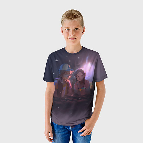 Детская футболка Диппер и Мейбл / 3D-принт – фото 3