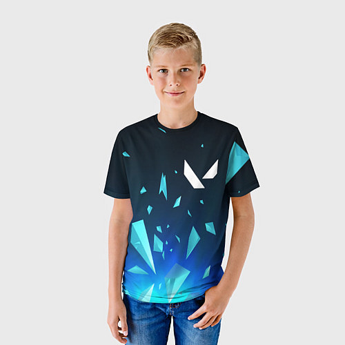 Детская футболка Valorant взрыв частиц / 3D-принт – фото 3