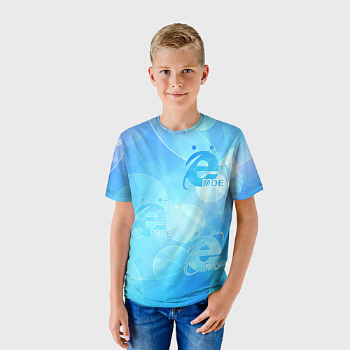 Детская футболка Ё-Моё интернет эксплорер / 3D-принт – фото 3