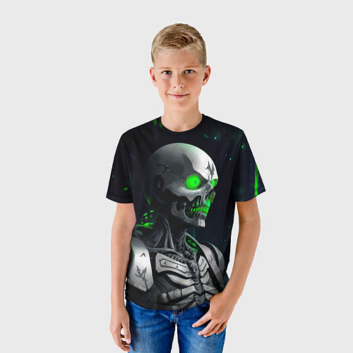 Детская футболка Necron / 3D-принт – фото 3