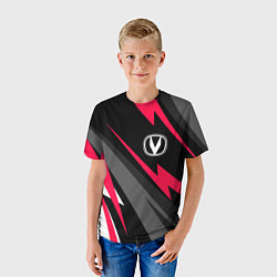 Футболка детская Changan fast lines, цвет: 3D-принт — фото 2
