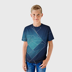 Футболка детская Геометрическая бесконечность, цвет: 3D-принт — фото 2