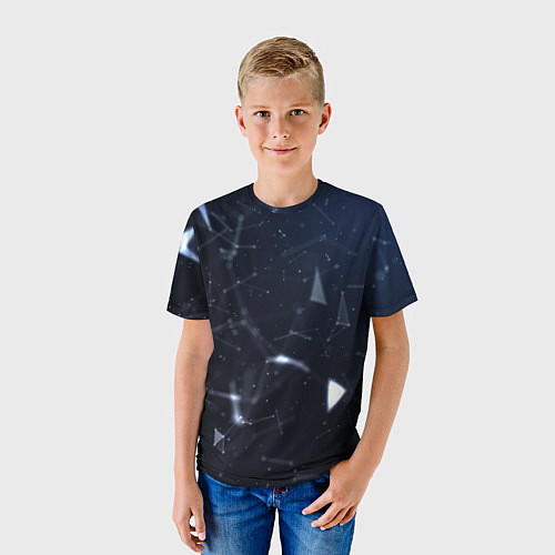 Детская футболка Осколки midjourney / 3D-принт – фото 3