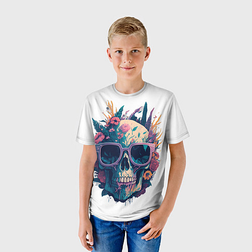 Детская футболка Загар до утра / 3D-принт – фото 3