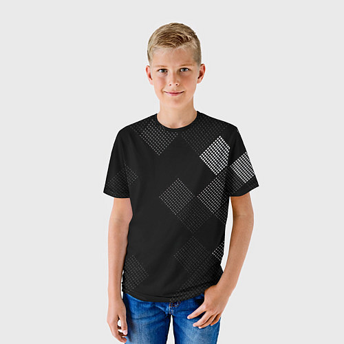 Детская футболка Векторная сетка / 3D-принт – фото 3