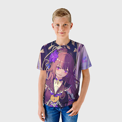 Детская футболка Хонкай Стар Рейл: Герта / 3D-принт – фото 3