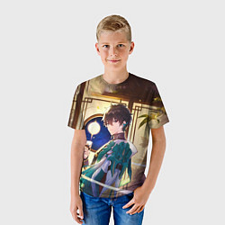 Футболка детская Хонкай Стар Рейл: Дэн Хенг, цвет: 3D-принт — фото 2