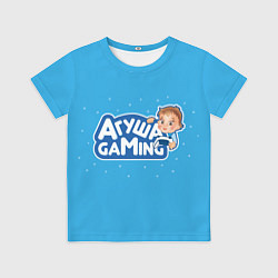 Футболка детская Агуша гейминг, цвет: 3D-принт