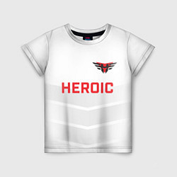 Футболка детская Heroic white, цвет: 3D-принт