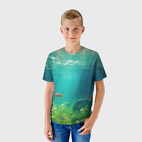 Детская футболка Подводный мир / 3D-принт – фото 3