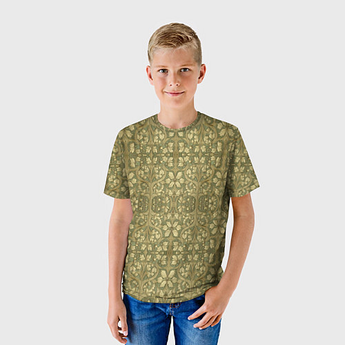 Детская футболка Золотой виноградник / 3D-принт – фото 3
