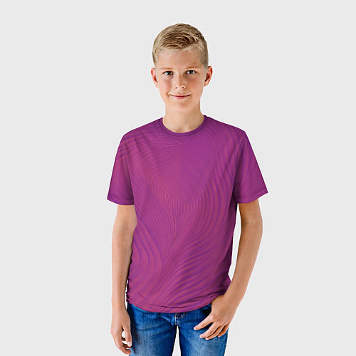 Детская футболка Фантазия в пурпурном / 3D-принт – фото 3