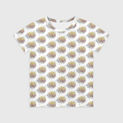 Футболка детская Листики, цвет: 3D-принт