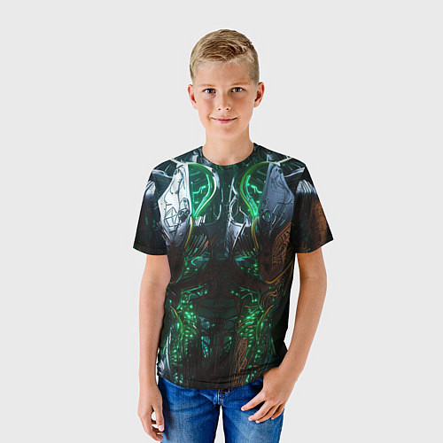 Детская футболка Киберпанк торс / 3D-принт – фото 3