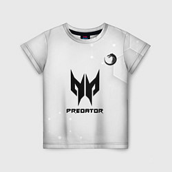 Футболка детская TNC Predator white, цвет: 3D-принт