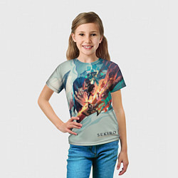 Футболка детская Секиро в стиле Валарант, цвет: 3D-принт — фото 2