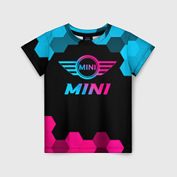 Футболка детская Mini - neon gradient, цвет: 3D-принт