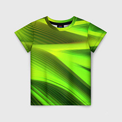 Футболка детская Светлый зеленый абстрактный фон, цвет: 3D-принт