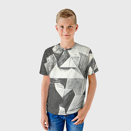 Детская футболка Драгоценный кристалл / 3D-принт – фото 3