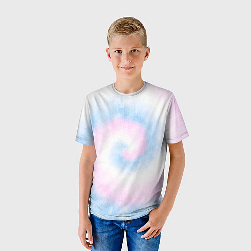 Детская футболка Тай дай пастель / 3D-принт – фото 3