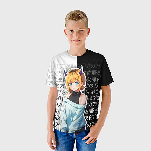 Детская футболка Мем-тё - Звездное дитя / 3D-принт – фото 3