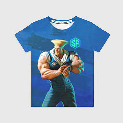 Футболка детская Street Fighter 6: Guile, цвет: 3D-принт