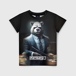 Футболка детская Payday3 bear, цвет: 3D-принт