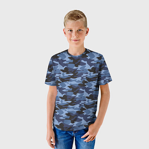 Детская футболка Камуфляж Омона и Росгвардии / 3D-принт – фото 3