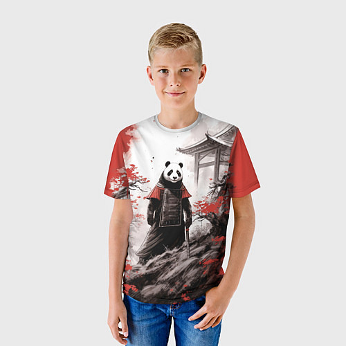 Детская футболка Panda samurai / 3D-принт – фото 3
