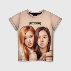 Футболка детская Blackpink Jisoo and Rose, цвет: 3D-принт