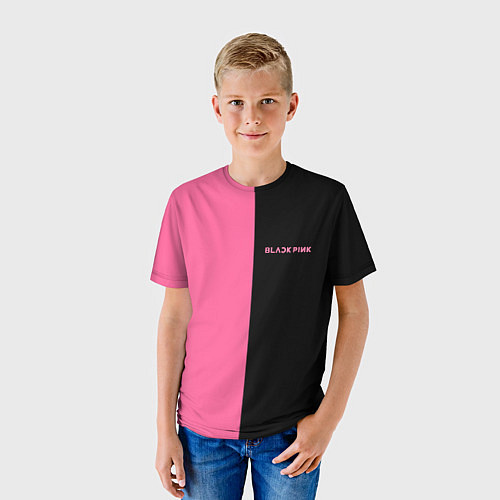 Детская футболка Blackpink- двойной / 3D-принт – фото 3