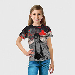 Футболка детская Самурай Сюнсуй Кьёраку - Блич, цвет: 3D-принт — фото 2