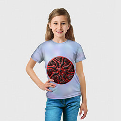 Футболка детская Щитовидная мандала, цвет: 3D-принт — фото 2