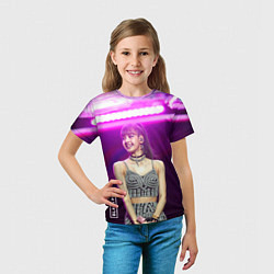 Футболка детская Blackpink Lisa awarded, цвет: 3D-принт — фото 2