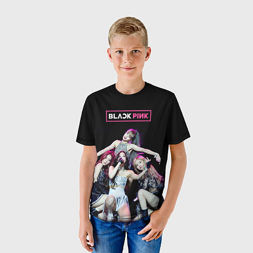 Детская футболка Blackpink on stage / 3D-принт – фото 3