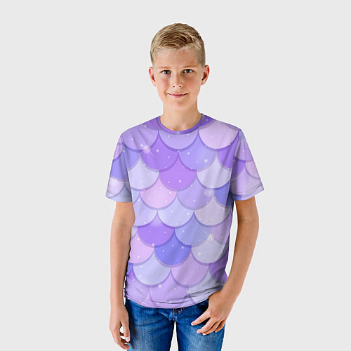 Детская футболка Волшебная чешуя / 3D-принт – фото 3