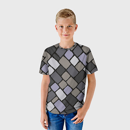 Детская футболка Плиточка / 3D-принт – фото 3