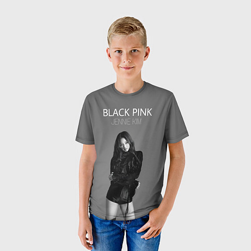 Детская футболка Blackpink - Jennie Kim / 3D-принт – фото 3