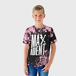 Футболка детская Stray kids - pink maxident, цвет: 3D-принт — фото 2