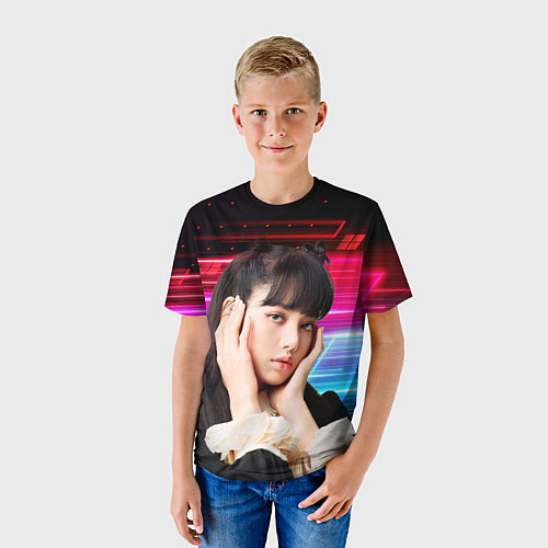 Детская футболка Lisa Blackpink music kpop / 3D-принт – фото 3