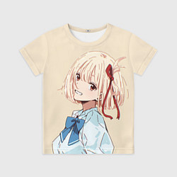 Футболка детская Chisato Nishikigi - Lycoris Recoil, цвет: 3D-принт