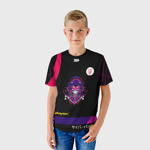 Детская футболка Cybergirl 2077 / 3D-принт – фото 3