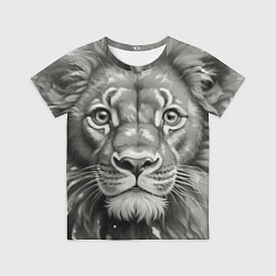Футболка детская Лев вечерний, цвет: 3D-принт