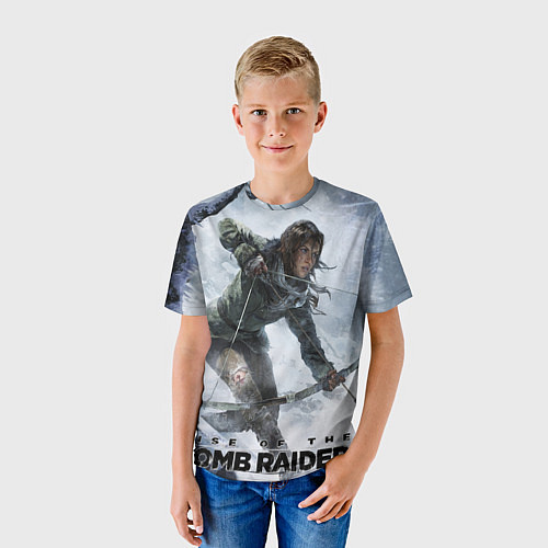 Детская футболка Lara is hunting / 3D-принт – фото 3