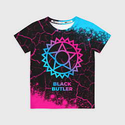 Футболка детская Black Butler - neon gradient, цвет: 3D-принт