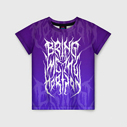 Футболка детская Bring Me The Horizon Lettering, цвет: 3D-принт