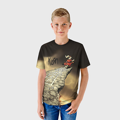 Детская футболка Korn обложка альбома Follow the Leader / 3D-принт – фото 3